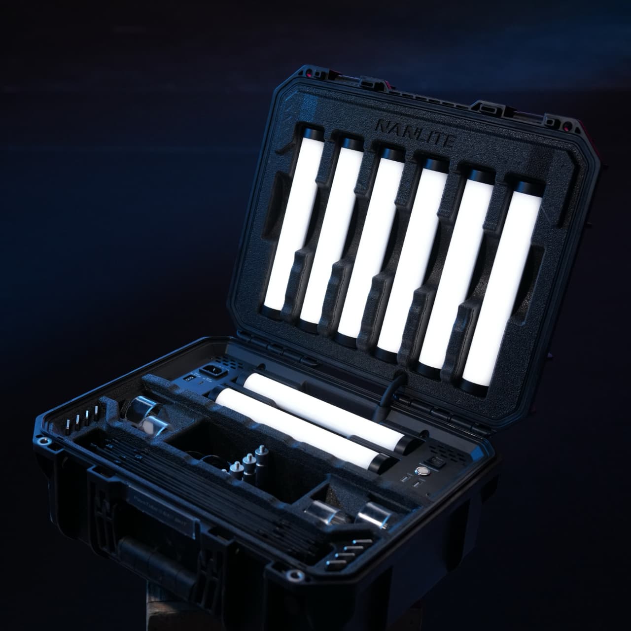 NANLITE PavoTube II 6XR: 8-pixel full-color tube light with CRMX